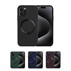 iPhone 15 Pro Soft Solid Silicone Case with Wireless Charging