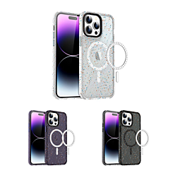 iPhone 15 Pro Splash-Ink Design Wireless Charging Case