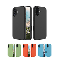 iPhone 16 Plus Soft Solid Silicone Case (Full Buttom Cover) (Only Ground Shipping)