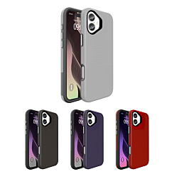Shock Absorption Protective Dual Layer Case for iPhone 16 Plus (Only Ground Shipping)