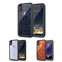 iPhone 8P / 7P / 6sP / 6P Shiny Dual Layer Flexible Protective Case