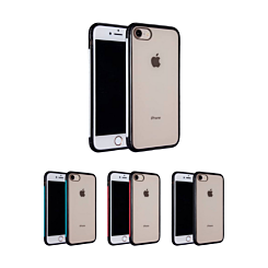 iPhone 8P / 7P / 6sP / 6P Shockproof Transparent Soft Gel TPU Case