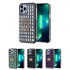 iPhone 8P / 7P Crystal Stones Case with Five Adornment