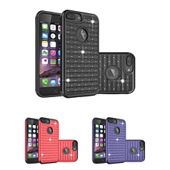 iPhone 8P / 7P Diamond Rhinestone Dual Layer Hybrid Case