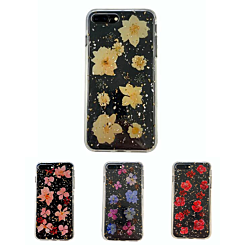 iPhone 8P / 7P Real Flower Silicone Case