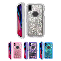 iPhone X / XS Protective Glitter Liquid Bumper Case