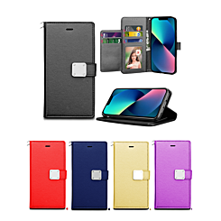 iPhone XR Elegant Leather Wallet Case