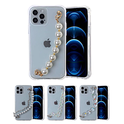 iPhone XR Fashion Pearl Bracelet Clear