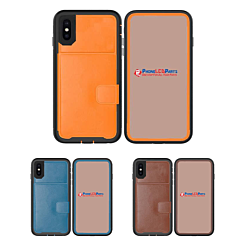 iPhone XR Leather Wallet Case
