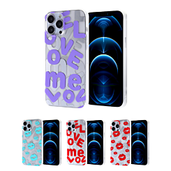 iPhone XR Love Me Printed Clear Case