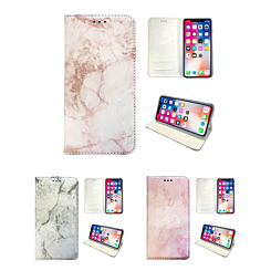 iPhone XR Marble Design Wallet Case