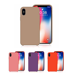 iPhone XR Soft Solid Silicone Case (Full Bottom Open)