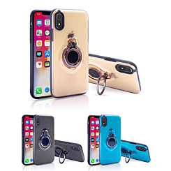 iPhone XR TPU Design Magnet Case Cover with I-Ring