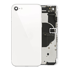 Back Housing Frame with Small Components Pre-Installed for iPhone SE (2022) (NO LOGO) (STARLIGHT)