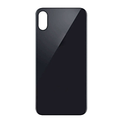 Grab the wholesale deals on the Back Glass with Bigger Camera Hole for iPhone X in Space Gray, without logo.
