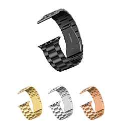 iWatch (38/40/41mm) Butterfly Buckle Stainless Steel Wrist Band