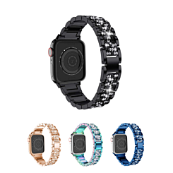 iWatch (38/40/41mm) Diamond Rhinestone Stainless Steel Metal Strap