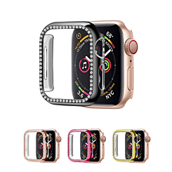 iWatch 38mm Stone PC Bumper Case with Tempered Glass