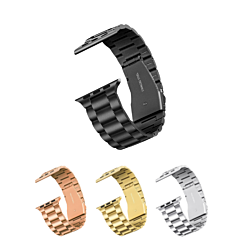 iWatch (42/44/45/49mm) Butterfly Buckle Stainless Steel Wrist Band