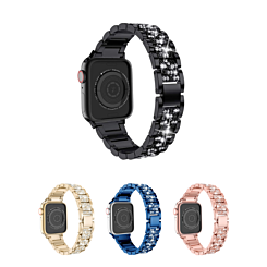 iWatch (42/44/45/49mm) Diamond Rhinestone Stainless Steel Metal Strap