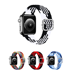 iWatch (42/44/45/49mm) Nylon Colorful Sport Band with Stone Clip