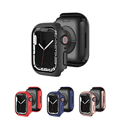 iWatch 45mm Hard PC Bumper Case with Tempered Glass