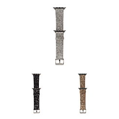 iWatch (42/44/45/49mm) Bling Silicone Glitter Sport Women Band