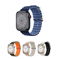 iWatch (42/44/45/49mm) Ocean Band Silicone Sport Strap Band