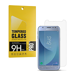 Clear Tempered Glass for Galaxy J337 (Case Friendly / 2.5D / 1 Piece)