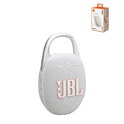 JBL Clip 5 Ultra-Portable Waterproof Speaker - WHITE (Only Ground Shipping)