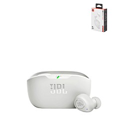 JBL Vibe Bud TWS True Wireless Earphones - WHITE (Only Ground Shipping)