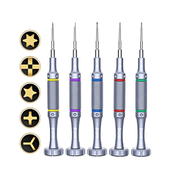 AiXun AX-IS005 2D Alloy Steel Screwdriver Set (Philips / Tri-point / Pentalope / Pinhead Philips / Torx T2)