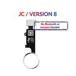 Stock up on the silver Home Button solution flex cable for iPhone 8 Plus, 8, SE 2020, 7 Plus, and 7 – JC version 8.