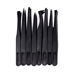 KAIGEXIN Anti-static Plastic Tweezers Set