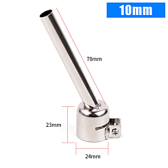 KAIGEXIN 850 Universal Hot Air Gun Head Long Welding Nozzle - 10mm