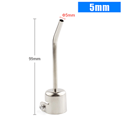 KAIGEXIN 850 Universal Hot Air Gun Head Welding Extension Nozzle - 5mm