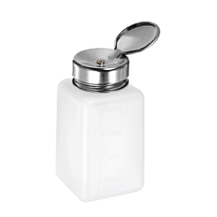 Down Liquid Dispenser Pump Dispenser Bottle (200 ml) White