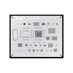 Grab the wholesale deals on the Kaisi A12 2D BGA Reballing Stencil CPU IC Chip Soldering Net for iPhone X, XSM, XR, XS – A12 – Not Returnable.