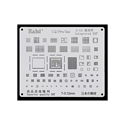 Shop the Kaisi A14 2D BGA Reballing Stencil CPU IC Chip Soldering Net for iPhone 12 Mini 12P 12 12PM A14 Not Returnable.







