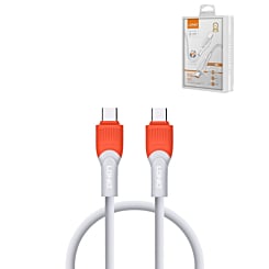LDNIO LC601 USB C-C Charging Cable (ORANGE) (3ft) (100W) (Only Ground Shipping)