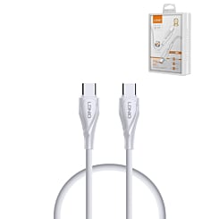 LDNIO LC611C PD USB C-C Fast Charging Data Cable (WHITE) (3ft) (65W) (Only Ground Shipping)