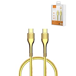 LDNIO LC652c USB C-C Fast Charging Cable (3ft) (100W) (GOLD) (Only Ground Shipping)