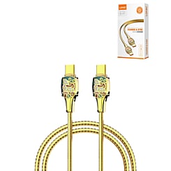 LDNIO LC881c PD-3.1 USB C-C Fast Charging Cable (GOLD) (6ft) (65w) (Only Ground Shipping)