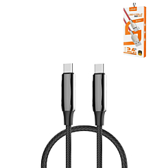 LDNIO LC921-240W PD-3.1 USB C-C Fast Charging Cable (BLACK) (3ft) (240W) (Only Ground Shipping)