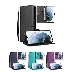 Leather Wallet Case with Card Slot for Galaxy S24 / S25 (Only Ground Shipping)