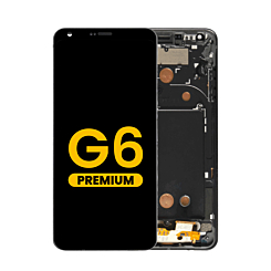 LCD Assembly with Frame for LG G6 (H870) (BLACK) (Premium)