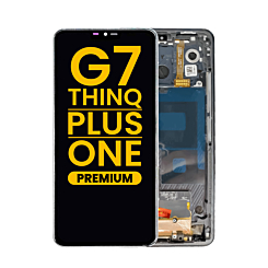 LCD Assembly with Frame for LG G7 ThinQ / G7+ ThinQ / G7 One (BLACK) (Premium)