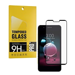 Clear Tempered Glass Anti-Scratch Edge to Edge Black Rim Coverage for LG G8 ThingQ (2.5D / 1 PCS)