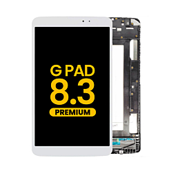 LCD Assembly without Frame for LG G Pad 8.3 (V500) (WHITE) (Premium)