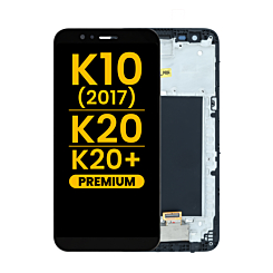 LCD Assembly with Frame for LG K10 2017 / K20 / K20 Plus (BLACK) (Premium)